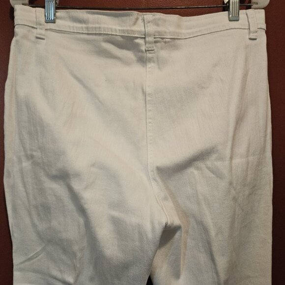 DENIM 24 – 7 White Stretch Denim Jeans Ladies Size 14 WP - Picture 4 of 4
